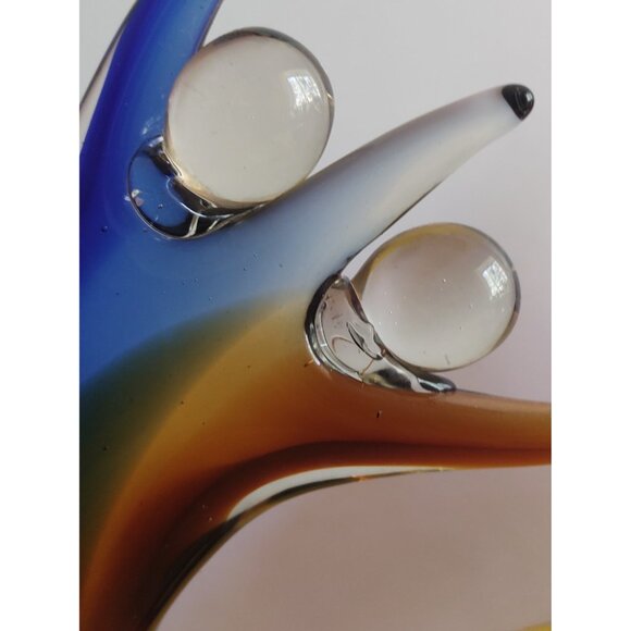 Amazing Murano Glass Tango Alto Lovers Sculpture Calcedonia 12.75" Tall - Picture 7 of 14